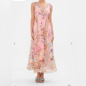 16 NWT 1000.00 CAMILLA Plunge Neck Maxi Dress
Letters From The Pink Room Size XS